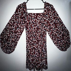 FITTED FLOWER DRESS SIZE S